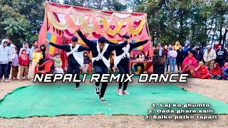 Nepali remix dance 😍 dance competition 😧🥰 [upl. by Carthy]