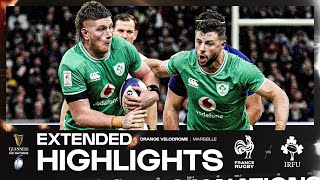 RED CARD DRAMA 😮  EXTENDED HIGHLIGHTS  FRANCE V IRELAND  2024 GUINNESS MENS SIX NATIONS RUGBY [upl. by Ilatfen246]