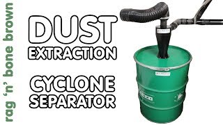 Making A Workshop Dust Cyclone Separator [upl. by Chiarra]