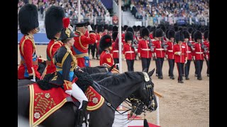 Trooping the Colour 2024  No Commentary [upl. by Akemed]