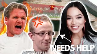 Dana Reacts To Kitchen Nightmares quotGORDON RAMSAY Visits MANGIA MANGIAquot Part 2 [upl. by Yonah]