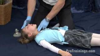 Unconscious Child Choking [upl. by Maloy]