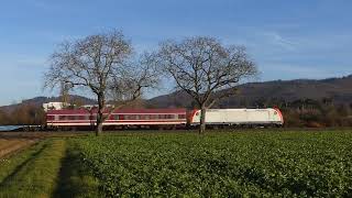 Bahnstrecke 🚇 Bickenbach  Bergstraße 📹 30112024 [upl. by Einnej]