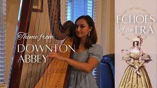 Downton Abbey Theme  Harp Cover [upl. by Eelaroc]