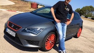 Seat Leon Cupra  Test  Rennstrecke amp Straße auf Mallorca [upl. by Flem]