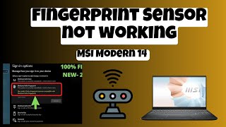 How to Fix MSI Modern 14 Fingerprint Sensor not working Problem [upl. by Nima]