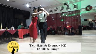 EXPRESS Chiqué with TzuHan amp Kyoko  12  Milonga Para As Missões アルゼンチンタンゴ milonga [upl. by Eisele]