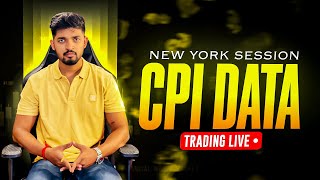 LIVE FOREX TRADING  NYC STREAM  CPI DATA  FOREX HINDI  DAY 140  TopG Traders [upl. by Nobie823]