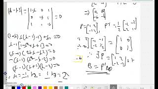 SHOW THAT MATRIX A IS DIAGONALIZABLE AND FIND A DIAGONAL MATRIX SUCH THAT P1APD [upl. by Ozne]