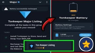 MAJOR TASK ‼️HOW TO RECHARGE BATTERY AND DO TON KEEPER TASK SUCCESSFULLY [upl. by Justicz]