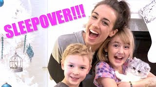 Sleepover Birthday Party w Colleen  VLOGMAS 2017 [upl. by Yerffe]