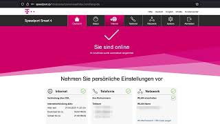 Speedport IP So gehts zum Telekom quotSmart 4quot Router [upl. by Yerok]