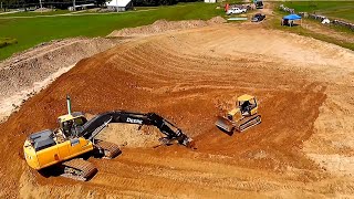 12 Acre Pond Build  Start To Finish In 12 Minutes [upl. by Staley374]