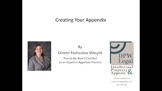 How to Create and Format an Appendix [upl. by Dyol]