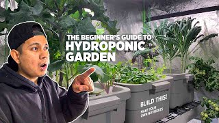 EP3 The beginners guide to hydroponic garden plus DIY Containers and Homemade liquid nutrients [upl. by Dihsar868]