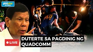 LIVE Former President Rodrigo Duterte attends House Quadcomm probe  November 13 2024 [upl. by Paulsen254]