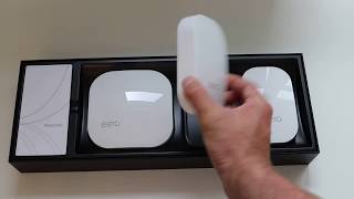 Eero Wifi Network Unboxing 3Pack [upl. by Shivers447]