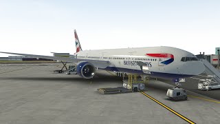 LFPG PARIS ARRIVAL B77W BRITISH AIRWAYS  AMAZING LANDING  INFINITE FLIGHT  EXPERT SERVER Part2 [upl. by Cox]