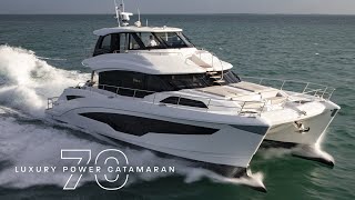 Introducing the Aquila 70 Luxury Power Catamaran [upl. by Adabelle]