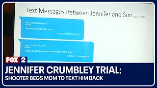 Jennifer Crumbley trial Shooter begs mom to text him back [upl. by Hagerman]