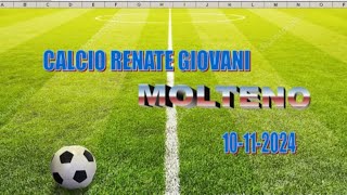 10 11 2024 CALCIO RENATE GIOVANI VS MOLTENO 2013 [upl. by Ennaerb989]