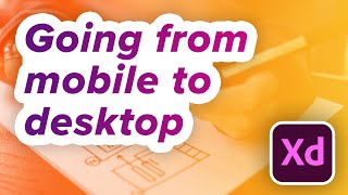 Wireframes Mobile to tablet and desktop in Adobe XD  Recipe for Disaster Pt 2 beginner tutorial [upl. by Cato]