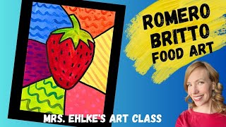 Romero Britto Food Art [upl. by Hairabez]