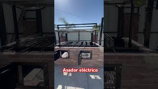 Asador eléctrico asador asadordepollos parrilla asadores asado rostisador bbqgrill trailer [upl. by Atineg]