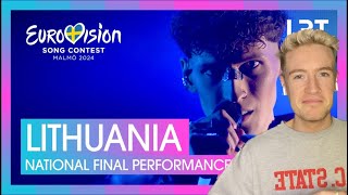 SILVESTER BELT  LUKTELK REACTION 🇱🇹 Lithuania Eurovision 2024 [upl. by Mart]