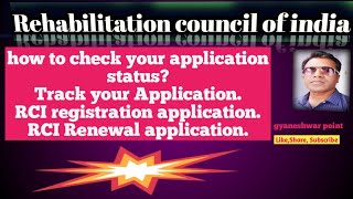 how to check your application statusRci registrationRCI Renewal [upl. by Tirzah]