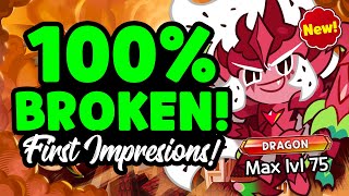 CRAZY DMG Pitaya Dragon Cookie Review [upl. by Tice]