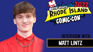 Motif Visits RI ComicCon 2022  Interview with Matt Lintz [upl. by Calvert437]