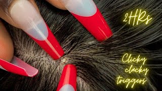 ASMR  2HRs Intense Nitpicking amp Deep Scalp Scratching Triggers  ALLZOOMED [upl. by Lorelie]