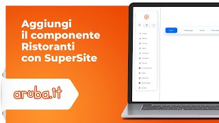 Aggiungi il componente Ristoranti con SuperSite [upl. by Brower88]