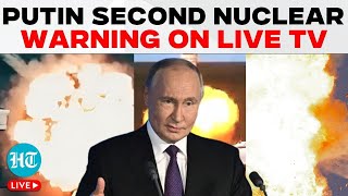 LIVE  Putins Full Speech In English Russian President Issues Big Nuclear Attack Warning To West [upl. by Tamera]