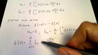 Fourier sine and cosine series [upl. by Sanfo72]