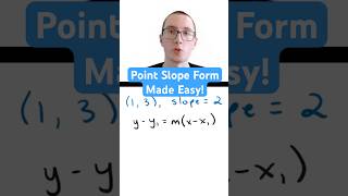 Point Slope Form Made Easy [upl. by Lauhsoj545]