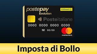 Imposta di Bollo Postepay Evolution Quando si Paga [upl. by Refeinnej]