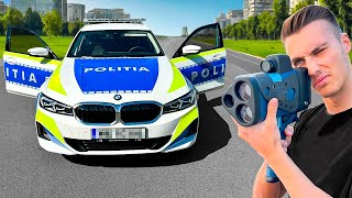 In Masina Politiei Romane Cu Radarul BMW 320i [upl. by Acired]