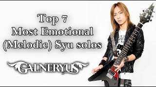 SYU from GALNERYUS  Emotional Solos compilation 1 [upl. by Ynnig]