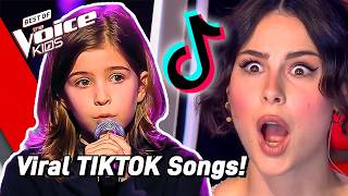 The BEST TIKTOK Song Covers on The Voice Kids 🤩 [upl. by Stiles]