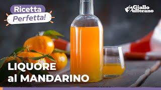 LIQUORE al MANDARINO da preparare a casa Super facile e delizioso 🍊🧡 [upl. by Tlevesoor]