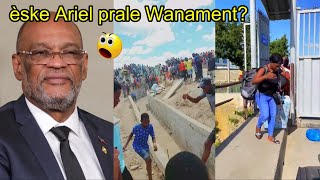 èske Ariel Henry prale Wanament vre nan Canal la Haitien ap kite Sendomeng [upl. by Kenwrick]