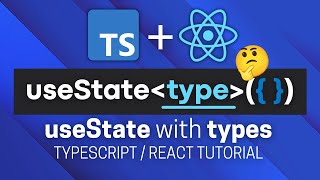 React useState With TypeScript Typed useState TypeScript Tutorial [upl. by Esirrehc]