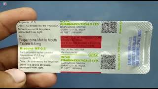 Risdone MT 05 Tablet  Risperidone Tablets  Risdone MT 05mg Tablet  Risdone MT 05 Tablet Uses [upl. by Melburn]