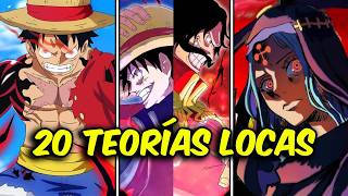 20 TEORIAS LOCAS de One Piece que te VOLARÁN la cabeza  One Piece Teoria [upl. by Eehtomit]