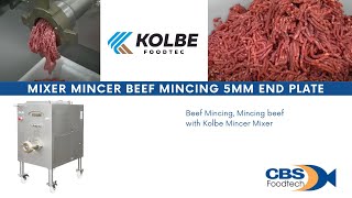 Kolbe  Mixer Mincer Beef 5mm End Plate [upl. by Wesa]