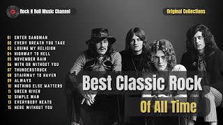 Best Classic Rock Of All Time ACDC Bon Jovi Metallica Guns N Roses U2 [upl. by Notterb770]