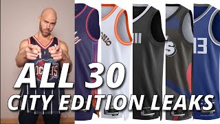 All 30 20232024 NBA City Edition Jersey Leaks [upl. by Elleivap412]