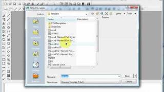 creation dun fichier gabarit create a template file on AutoCAD [upl. by Enineg535]